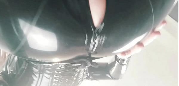 trendsLatex Rubber Selfie Video Catsuit Fetish Teasing by Arya Grander